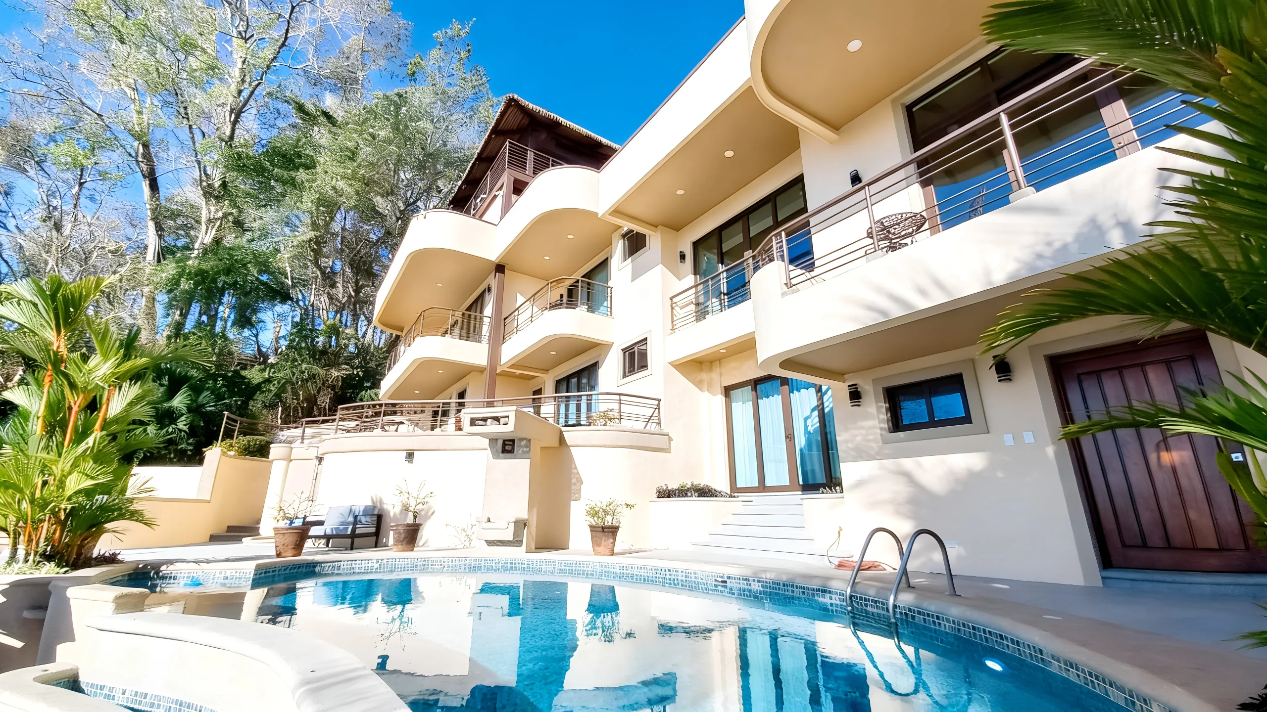 The private estates at Paradise Weddings Costa Rica